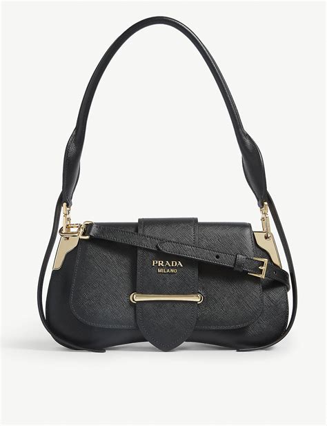 news prada saddle bag|Prada leather shoulder bag price.